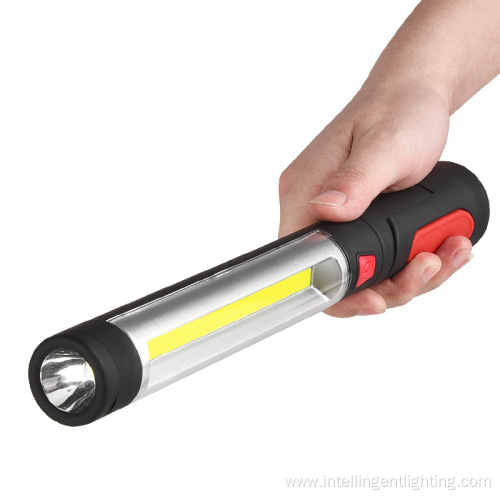 Red LED Emergency Safety Flashlight Magnetic Worklight